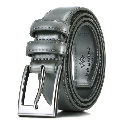 Mio Marino Men's Dual Loop Leather Belt