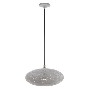 Livex Lighting Dublin 1 - Light Pendant in  Nordic Gray - 1 of 1