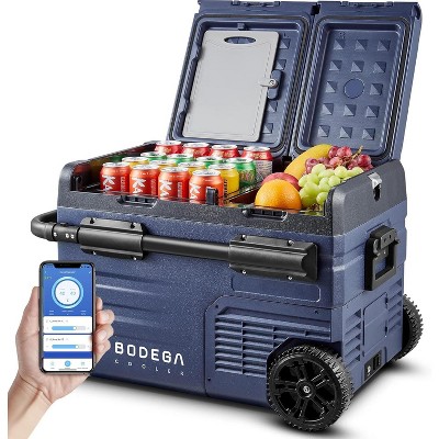 12V Car Refrigerator, Dual Zone WIFI APP Control, Voltage Protection,37 Quart (35L) Portable refrigerator, -4℉-68 Cooler for Camping,Travel