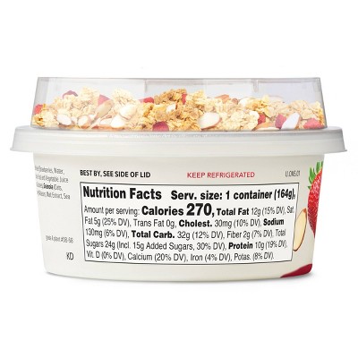 noosa Strawberry Mix-ins Aussie Style Yogurt - 9g Protein 5.8oz