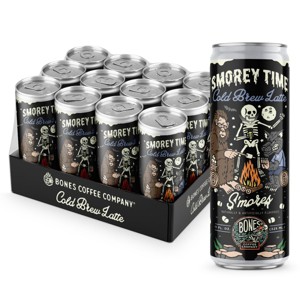 Bones Coffee Company S'morey Time Flavored Cold Brew Coffee S'mores & Graham Crackers Flavor - 1 of 4