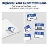 Avery Flexible Hello My Name Is Name Tags, 2-1/3" x 3-3/8", White with Assorted Colored Border, 120 Removable Name Badges (08722) - 3 of 4