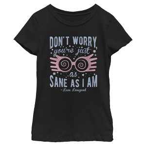 Girls Harry Potter Luna You’re Just As Sane as I Am T Shirt - 1 of 4