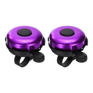 Unique Bargains Aluminum Loud Clear Sound Scooters Bicycle Bells 2 Pcs 2.3" - 1 of 4