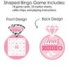 Big Dot of Happiness Last Rodeo - Bar Bingo Cards and Markers - Pink Cowgirl Bachelorette Party Shaped Bingo Game - Set of 18 - 3 of 4