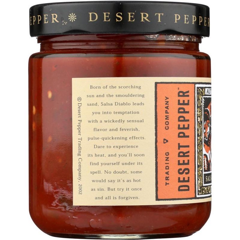 Desert Pepper Trading Company Hot Salsa Diablo - Case of 6/16 oz, 5 of 8