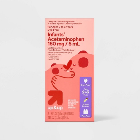 Dye free Infants Acetaminophen 2pk 2 Fl Oz Each Up up Target