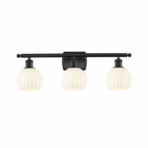 White Venetian - 3 Light Bath Vanity In Modern Style-9 Inches Tall and 26 Inches Wide - 1 of 1
