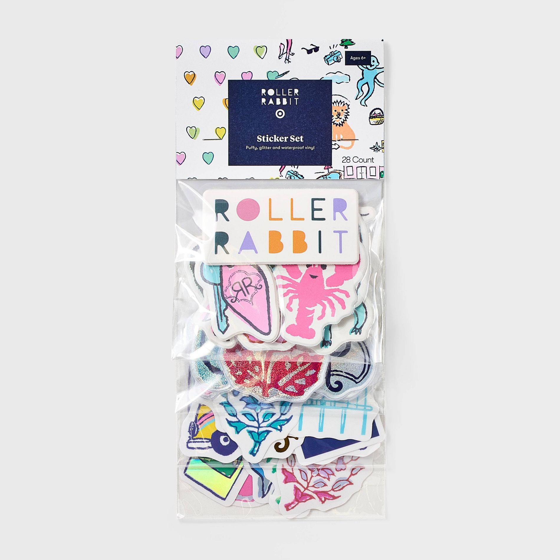 28ct Sticker Set - Roller Rabbit x Target