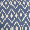 18"x18" Ikat Square Throw Pillow Cover Blue - Rizzy Home: Cotton Canvas, Zipper Closure, Indoor Use - 4 of 4