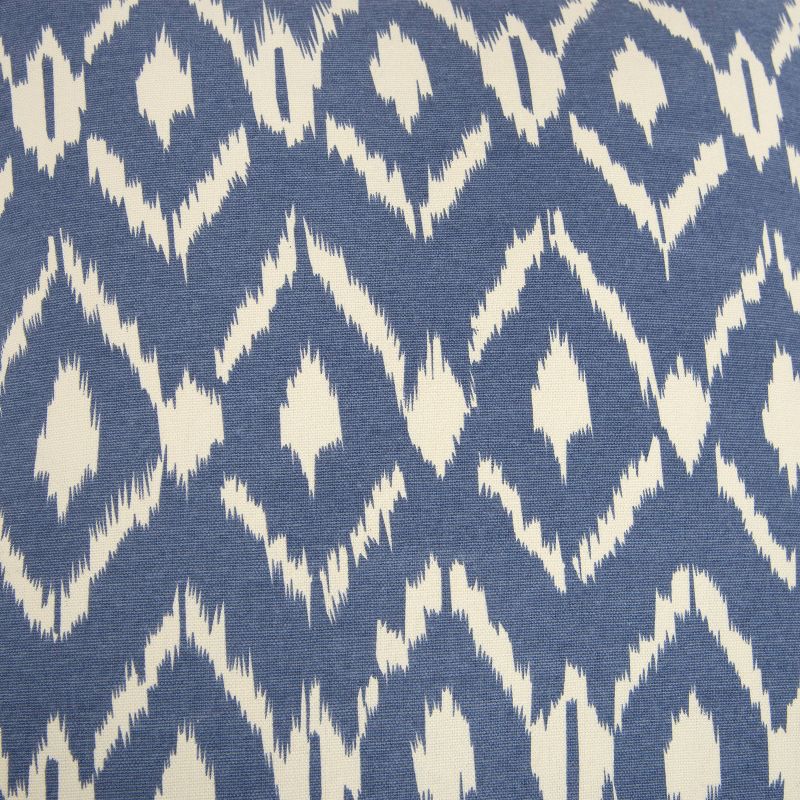 18&#34;x18&#34; Ikat Square Throw Pillow Cover Blue - Rizzy Home, 5 of 8