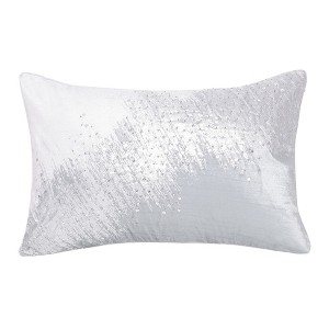 16" X 24"  Abstract Polyester Zippered Pillow With Beads - 1 of 4