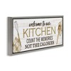 Stupell Industries Count Memories Not Calories Floating Frame Canvas Art - 2 of 4