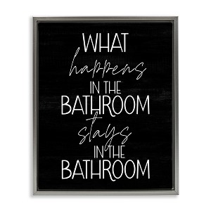 Stupell Industries What Happens In The Bathroom, 25" x 31" - 1 of 4