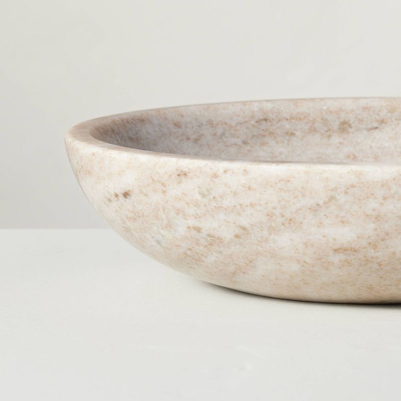 27oz Marble Fruit Bowl Warm Beige - Hearth &#38; Hand&#8482; with Magnolia, 4 of 5