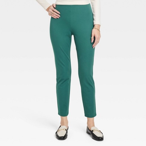 Women's Bi-stretch Skinny Pants - A New Day™ Teal 14 : Target