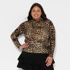 Women's Slim Fit Long Sleeve Mock Turtleneck T-Shirt - Wild Fable™ - 2 of 3