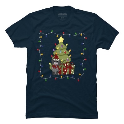 Men's Design By Humans Christmas for Puppy By realdealclipart T-Shirt