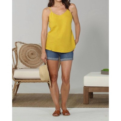 Women's Linen Blend Solid Cami Tank - PAPARAZZI