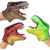 Schylling Dinosaur Hand Puppet – Stretchy T-Rex Toy, Assorted Colors, Ages 3+ - 2 of 4