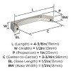 Amerock Evolve 3-3/4 Inch Cabinet or Furniture Pull - 3 of 4