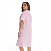Dreamcrest Women's Seersucker Housecoat Duster - Short Sleeve Snap-Front with Pockets - 2 of 3