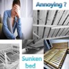 Aoibox Adjustable Bed Frame Support Legs Reinforcement Kit Black 4 Pack 5.9-11 Inch Height Heavy Duty Stabilizers - 2 of 4