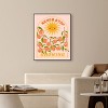 Art Remedy Sun Peaches Bees Never Stop Retro Summer Drinks Art Prints Framed - 2 of 4