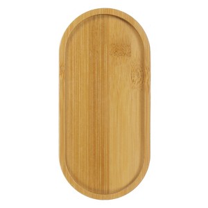 Unique Bargains Multipurpose Durable Reusable Natural Materials Plant Saucer Oval - 1 of 4
