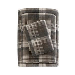 Patterned Flannel Sheet Set - 1 of 4