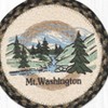 Earth Rugs NH Mt. Washington Printed Round Jute Trivet – 10" Rustic Mountain Scene with Heat-Resistant Eco-Friendly Braided Design - 3 of 3