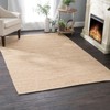 Home Conservatory Gravel Handwoven Jute Indoor Area Rug - 2 of 4
