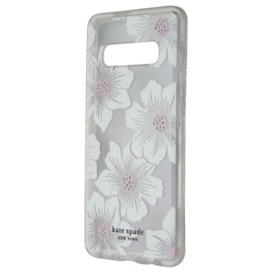Case Mate licensed - Kate Spade Defensive Hardshell Case for Galaxy (S10+) - Hollyhock Cream / Clear - 1 of 3