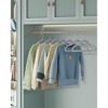 SONGMICS Baby Hangers 50 Pack, Kids Hangers for Closet, Swivel Hooks, Space-Saving Clothes Hangers, Velvet Hangers for Nursery, Non-Slip, - 2 of 4