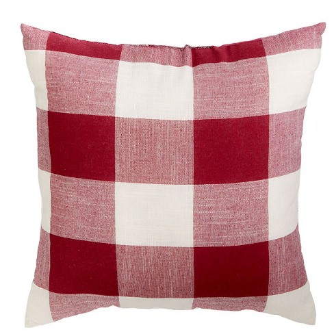 The Lakeside Collection Buffalo Check Decorative Pillows - Red : Target