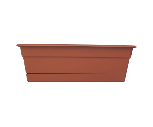 36" Dura Cotta Rectangular Window Box - Terracotta - Bloem