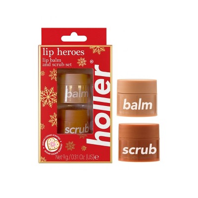 Holler and Glow Lip Balm And Scrub Duo - Candy Coated
