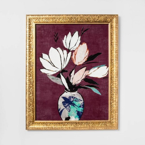Image result for Flowers Framed Canvas - Opalhouse