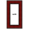 PosterPalooza | Panoramic Weathered Red Picture Frame - UV Acrylic, Foam Board Backing, Hanging Hardware - 2 of 4