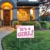 Beistle Plastic It's A Girl! Yard Sign, 11.5" x 15.5", (1/Pkg) Multicolored - 2 of 4