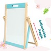 Easy Playhouse: Wooden Tabletop Art Easel - Double-Sided Magnetic Chalk & White - 4 of 4