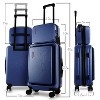 TravelArim 22” Carry On Luggage with Luggage Scale, Airline Approved Carry On Suitcase with Wheels, Small Suitcase - 4 of 4