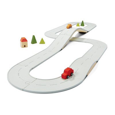 Plantoys| Rubber Road & Rail Set – Large