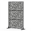 GDFStudio Rob Outdoor/Indoor Freestanding Metal 48"X 70" Privacy Decorative Screens - 2 of 4