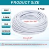 Unique Bargains Tinned Copper Insulated Heat Resistant PVC Covered 300V SVT Round Wire 18AWG - 2 of 4