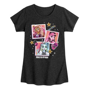 Girls' - Mattel - Girl Squad Pop Art Fitted Short Sleeve Graphic T-Shirt - 1 of 4