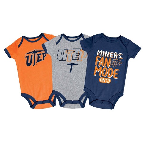 NFL Denver Broncos Baby Girls Short Sleeve Bodysuit Set, 3-Pack