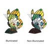 Chloe Lighting Kacy 2 Tiffany-style 1 Light Butterfly Accent Table Lamp 10 Inch Tall - 2 of 4