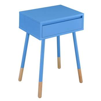 Vallejo Modern Style Side Table Blue - HOMES: Inside + Out