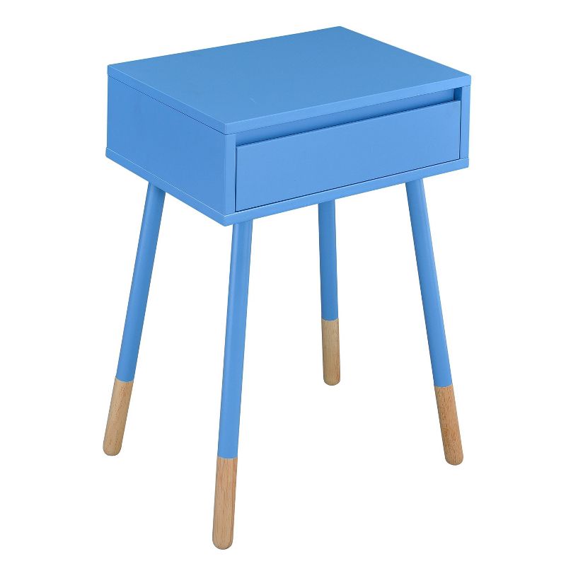 Vallejo Modern Style Side Table Blue - HOMES: Inside + Out, 1 of 6